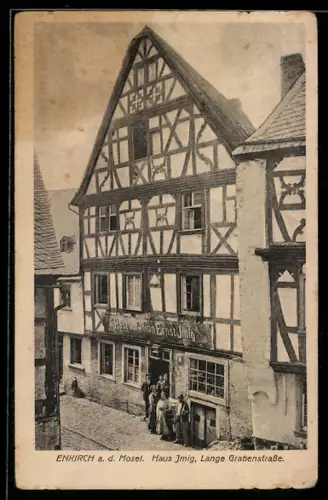 AK Enkirch a. d. Mosel, Restaurant Ernst Imig, Lange Grabenstrasse