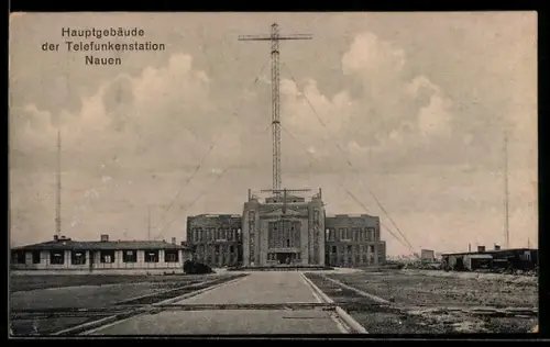 AK Nauen, Hauptgebäude der Telefunkenstation