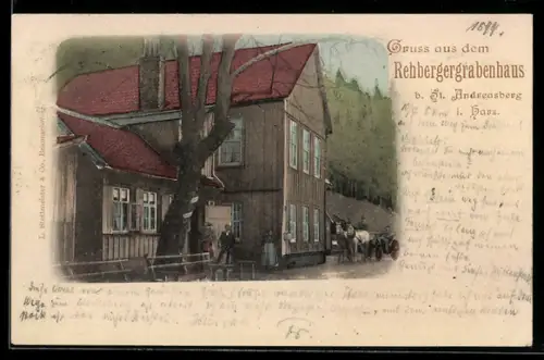 AK St. Andreasberg / Harz, Rehbergergrabenhaus