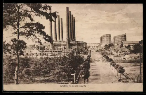 AK Zschornewitz, Blick auf das Kraftwerk