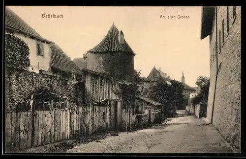 AK Dettelbach, Partie am alten Graben