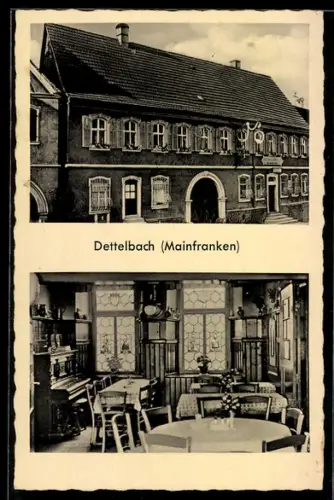 AK Dettelbach /Mainfranken, Gasthaus Grüner Baum