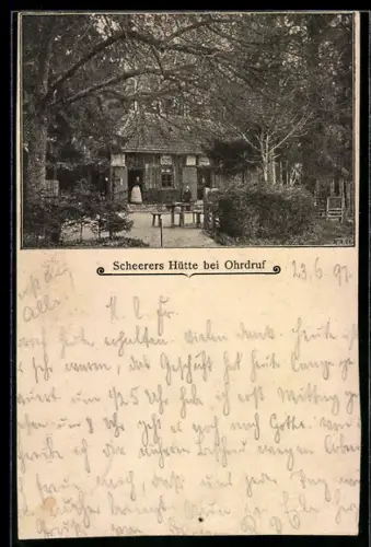 AK Ohrdruf, Gasthof Scheerers Hütte