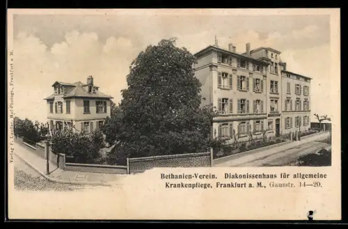 AK Frankfurt-Bornheim, Bethanien-Verein, Diakonissenhaus für allgemeine Krankenpflege, Gausstrasse 14-20