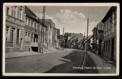 AK Oderberg / Mark, Berliner Strasse