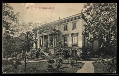 AK Berlin-Tiergarten, Villa von der Heydtstrasse 18