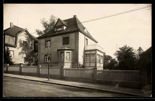 AK Dresden-Weisser Hirsch, Wohnhaus von Hans Albrecht Grosse in der Weissenberger Strasse 6