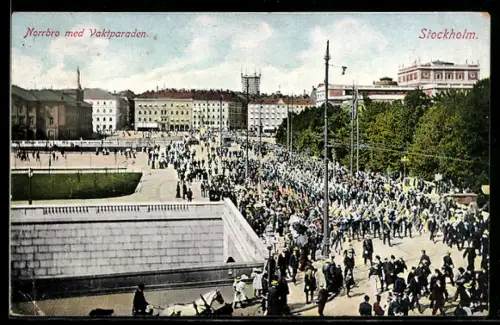AK Stockholm, Norrbro med Vaktparaden