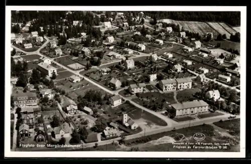 AK Morgardshammar, Teilansicht, Fliegeraufnahme