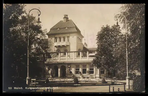 AK Malmö, Kungsparkens restaurant