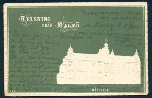 Künstler-AK Malmö, Radhuset