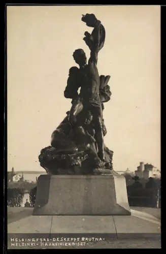 AK Helsinki, Haaksirikkoiset, Statue