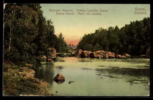 AK Saima Kanal, Parti vid Lavola