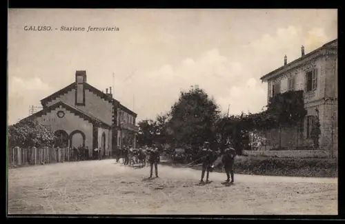 AK Caluso, Stazione ferroviaria, Bahnhof