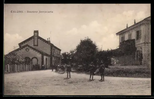 AK Caluso, Stazione ferroviaria, Bahnhof