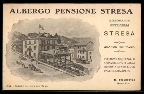AK Stresa, Albergo Pensione Stresa, D. Micotti propr.