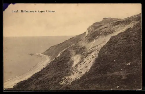 AK Hiddensee b. Rügen, Strand