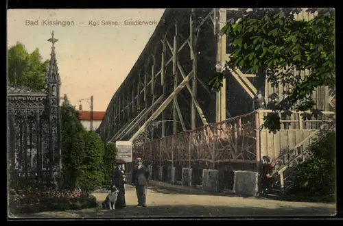 AK Bad Kissingen, Kgl. Saline, Gradierwerk