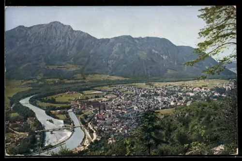 AK Bad Reichenhall, Blick von der Stadtkanzel, Hochstaufen
