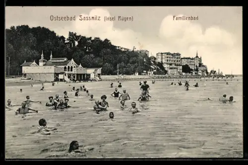 AK Sassnitz /Rügen, Familienbad