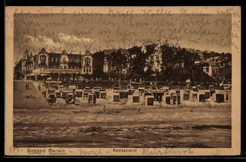 AK Bansin, Badestrand