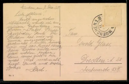 AK München, Marienplatz