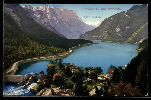 AK Bad Reichenhall, Saalachsee, Loferer Steinberge, Reiteralpe