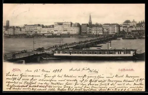 AK Köln, Schiffsbrücke