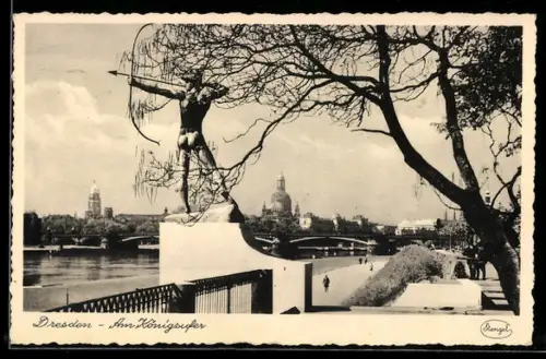 AK Dresden-Neustadt, Am Königsufer