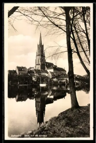 AK Rathenow, Blick auf die Altstadt