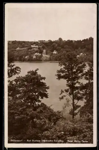 AK Bollersdorf /Bad Buckow, Hotel Weisse Taube