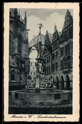 AK Münster i. W., Lambertusbrunnen