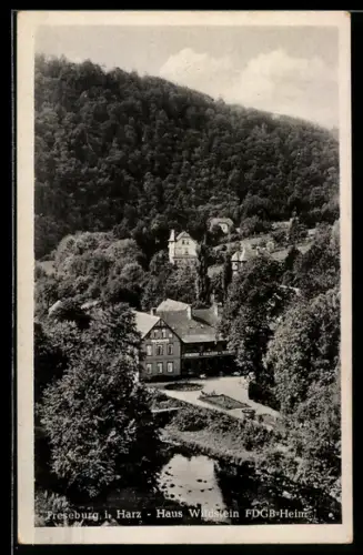 AK Treseburg i. Harz, Haus Waldstein, FDGB-Heim