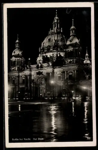 AK Berlin, Dom bei Nacht