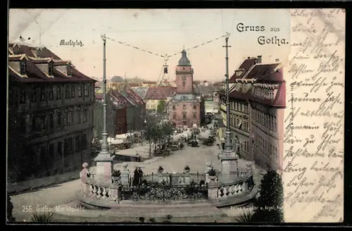 AK Gotha, Marktplatz