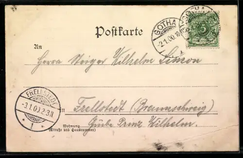 AK Gotha, Marktplatz