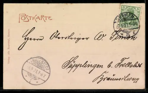 AK Bremen, Roland, Marktplatz