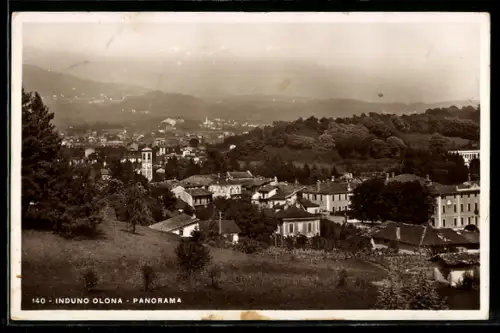 AK Induno Olona, Panorama della città con colline sullo sfondo