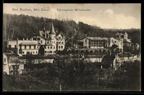 AK Bad Buckow /Märkische Schweiz, Erholungsheim Wilhelmshöhe