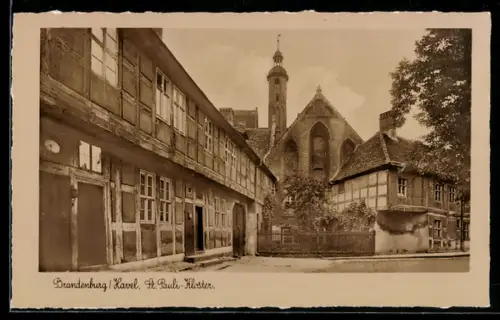 AK Brandenburg /Havel, St. Pauli-Kloster