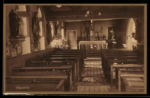 AK Königstein i. Taunus, Ursulinen-Kloster St. Anna Kapelle