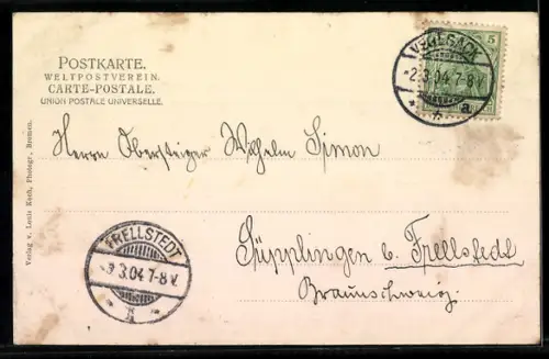 AK Vegesack, Partie b. Hartmannstift