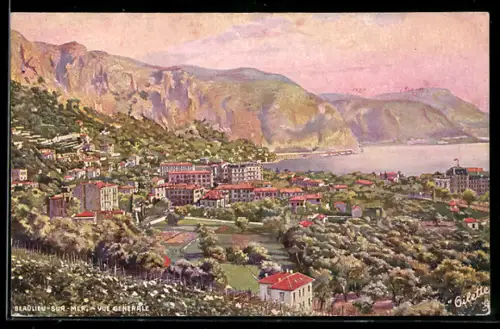 AK Beaulieu-Sur-Mer, Vue Generale