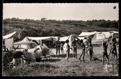 AK Hyères, Presqu`ile de Giens, La Capte, jeux dans le Camp