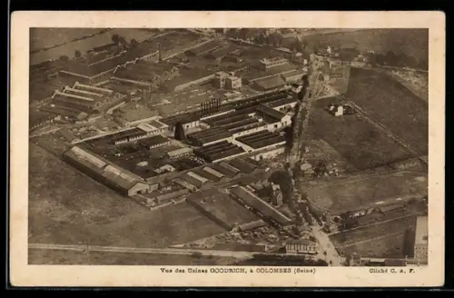 AK Colombes /Seine, Vue des Usines Goodrich