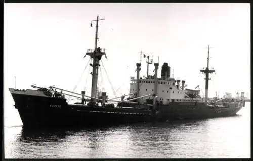 Fotografie Sowjetisches Frachtschiff Kaluga über den Achtersteven fahrend