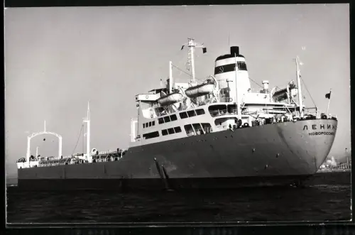 Fotografie Sowjetisches Tankschiff Lenino aus Noworossijsk in Heckansicht