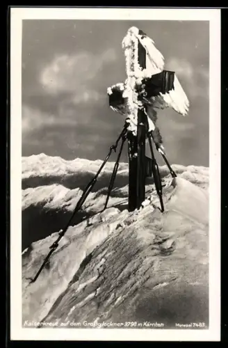 AK Kärnten, Gipfelkreuz auf dem Grossglockner