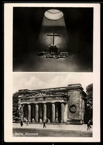 AK Berlin, Ehrenmal innen und aussen