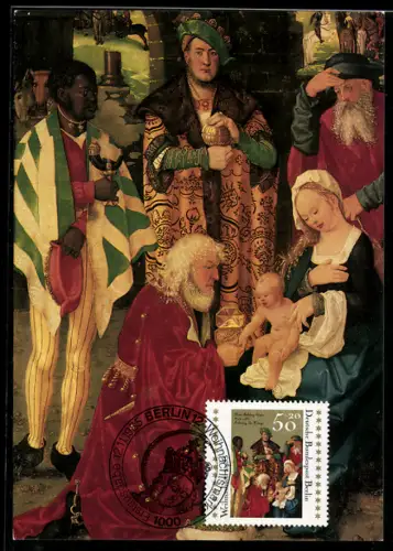 Maximum-AK Berlin, Heilige drei Könige überbringen dem Christuskind ihre Gaben